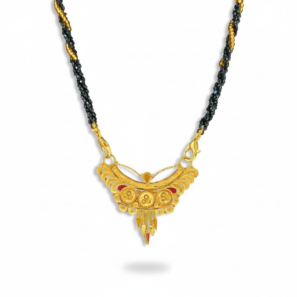 Traditional Gold Plated  Mangalsutra Necklace