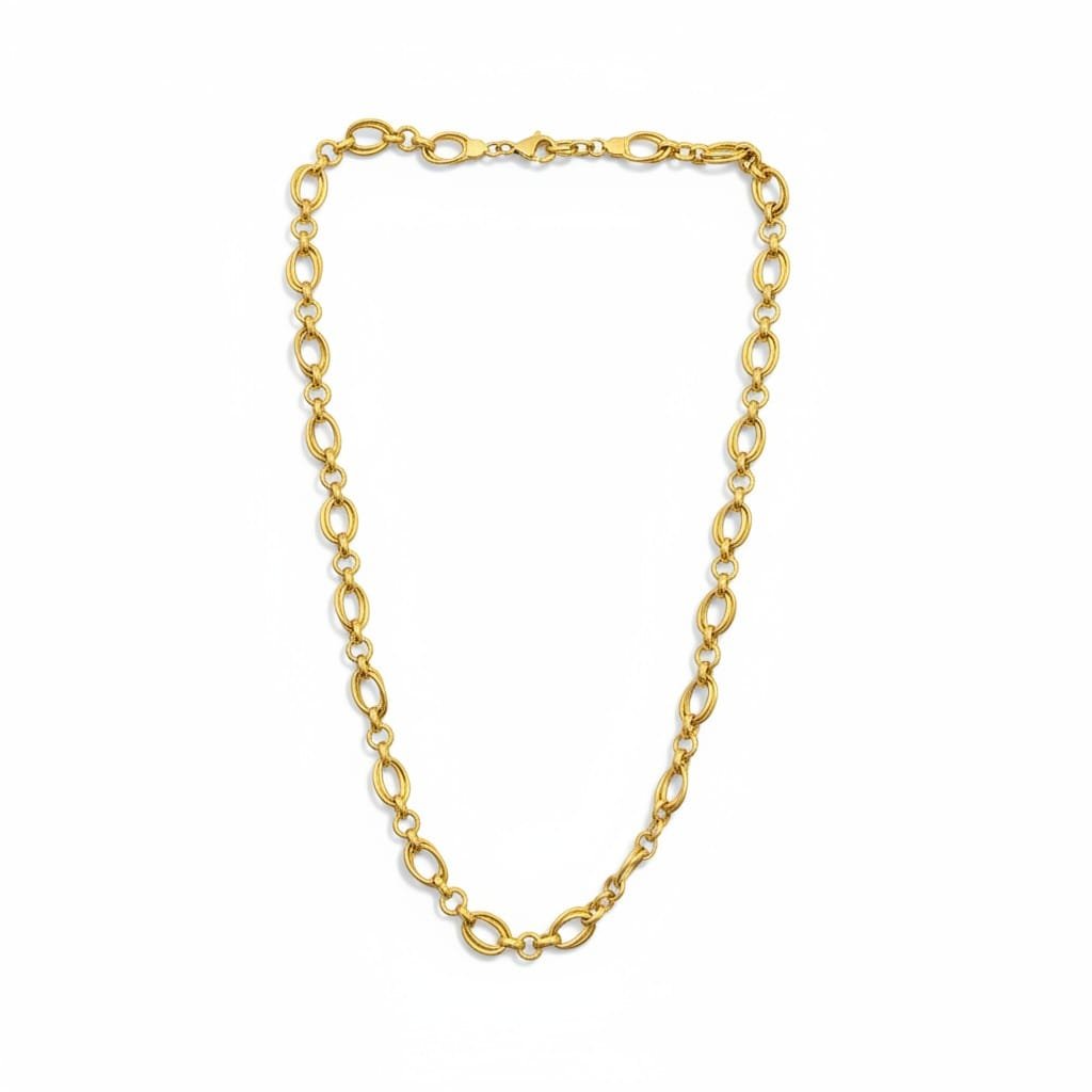 Elegant Gold  Link Necklace