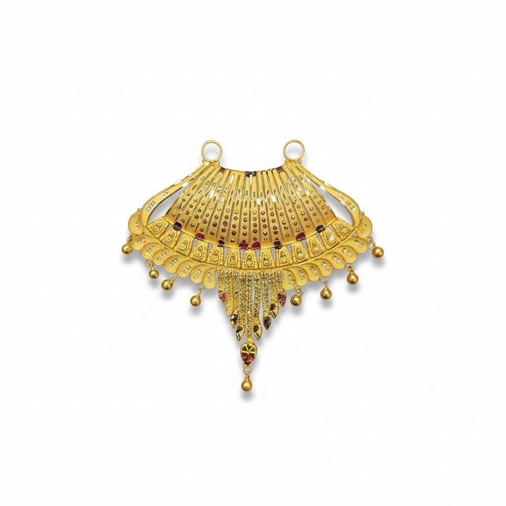 Elegant Double Kunda Pendant