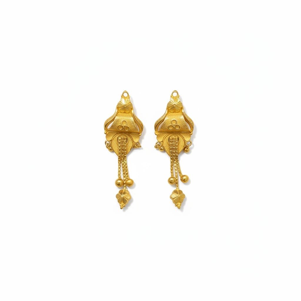Classic Gold  Drop Earrings