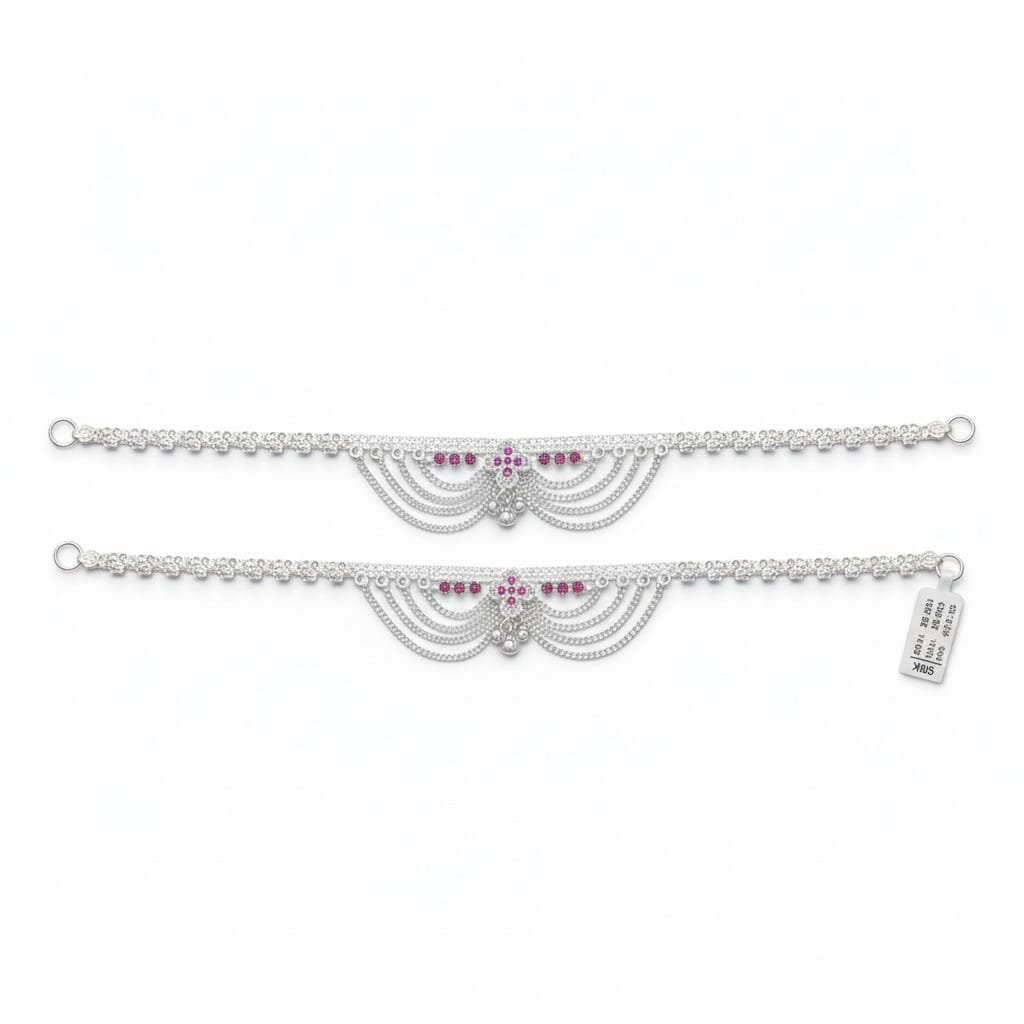 Silver Designer Payal